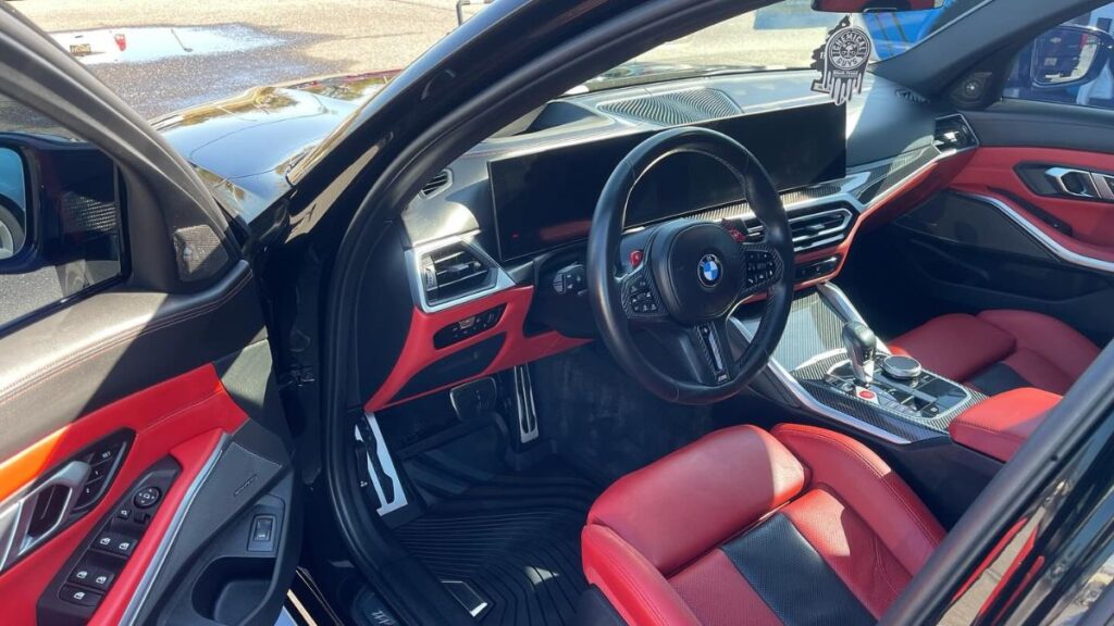 car interior detailing