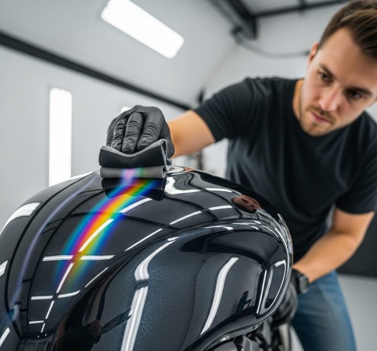 motorcycle detailing service: Polish & Protect