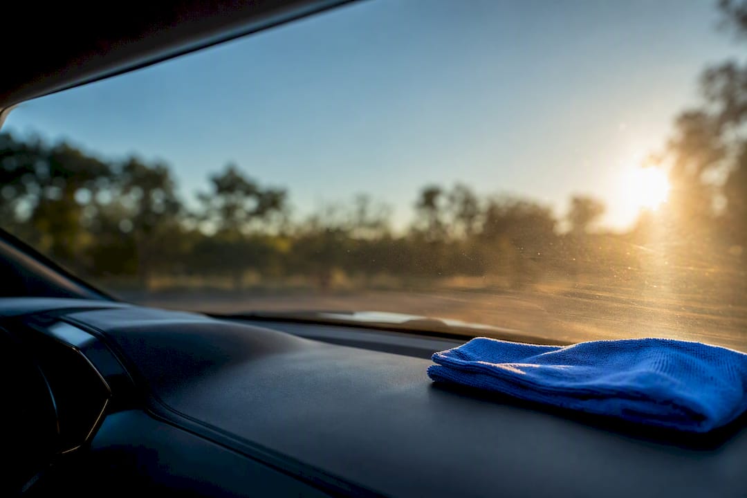 Sunlight crossing heat rejecting tinted glass