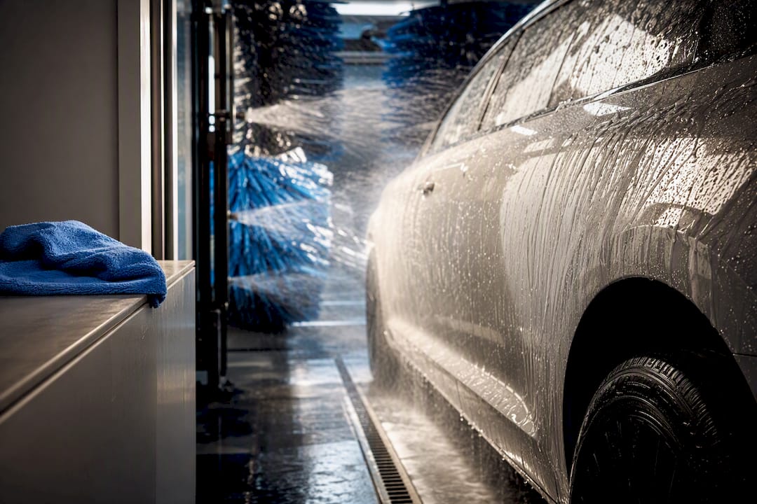 Anonymous vehicle panel in automatic wash