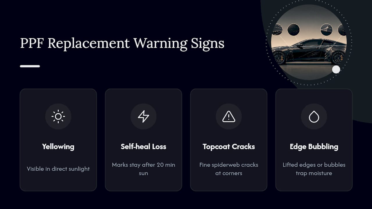 What Are the Warning Signs That PPF Needs Replacing? — overview diagram